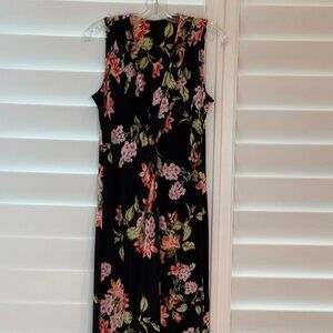 Tommy Bahama Petal of Honor Maxi Dress, Black, Medium